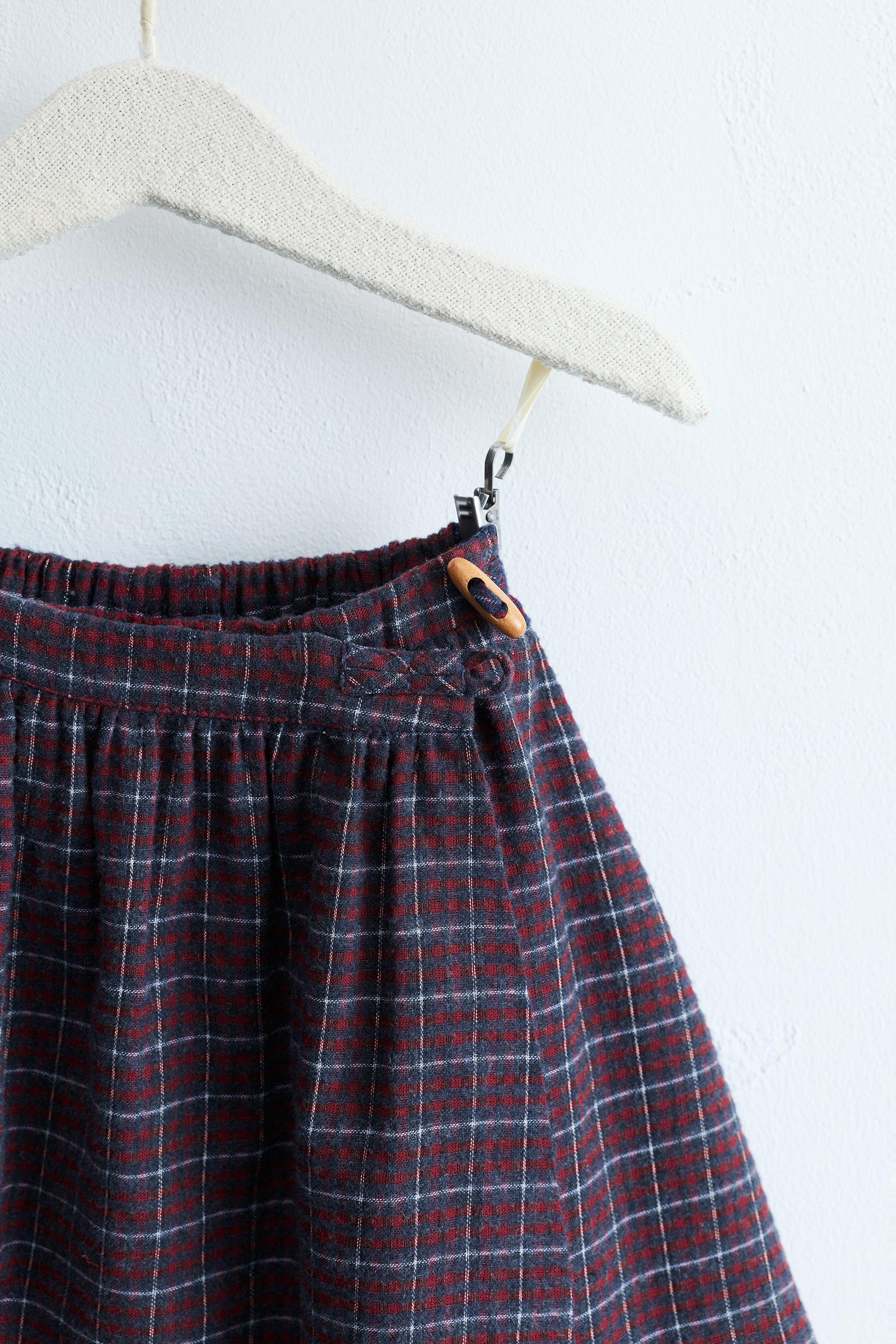 ZARA TIMELESS - CHECK PRINT SKIRT